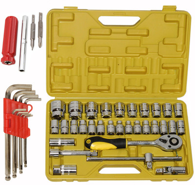 Digital Craft 32Pc Socket Set,9Pc Allen Key Set,Screw Driver 6 IN 1 Socket Set(Pack of 32)