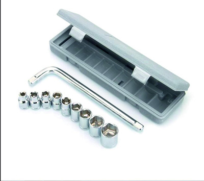 RMGS wrench socket combination 10-pcs set 8-21mm In Box For Automotive Repair In Box Socket Set(Pack of 10)