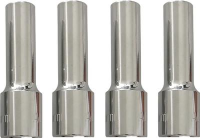 4MECH 8mm + 10mm + 12mm + 14mm Hex Long Chrome Vanadium Steel Anti Rust Socket Set(Pack of 4)