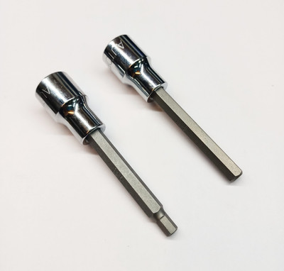 4MECH 6mm and 8mm Long Allen Socket Set for Precision Fastening and Tightening Socket Set(Pack of 2)