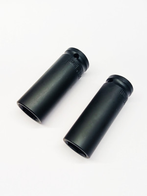 4MECH 19 MM + 21 MM Heavy Duty Chrome-Molybdenum Steel Deep Impact Socket Set(Pack of 2)