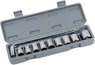 Zeno volt 10 Pieces Hand Tools Wrench Set Spanner Set Tool Kit Socket Set (Pack of 1) Socket Set(Pack of 1)