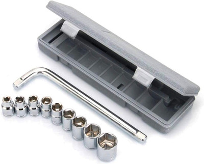 ValueShop 10 Pieces Hand Tools Wrench Set Spanner Set Tool Kit Socket Set(Pack of 1)