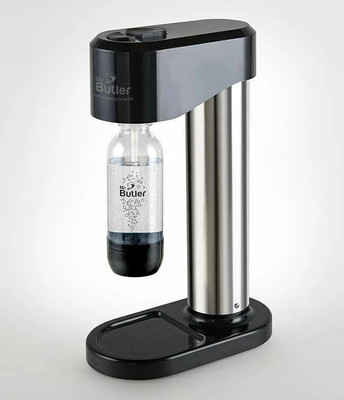 Mr. Butler Mr Butler Instafizz Soda Maker(Black, Silver)