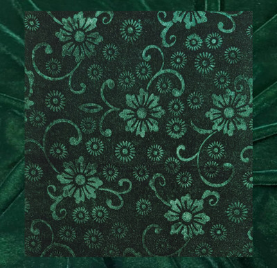 N A Attire Velvet Printed Multipurpose Running Fabric
