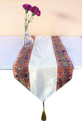 PINK PARROT Multicolor 183 cm Table Runner(Jacquard)