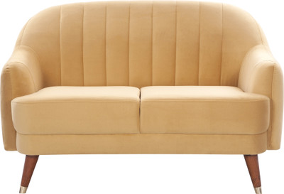 Urban Living Warwick Fabric 2 Seater  Sofa(Finish Color - Mustard, DIY(Do-It-Yourself))