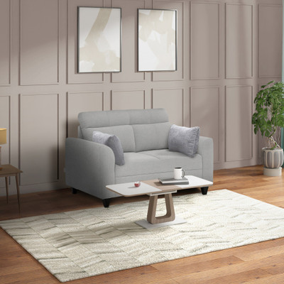 duroflex Zivo Plus Fabric 2 Seater  Sofa(Finish Color - Cloudy Gray, DIY(Do-It-Yourself))