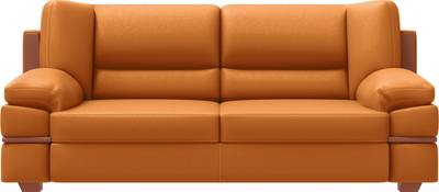 Godrej Interio Conforto Leatherette 3 Seater  Sofa