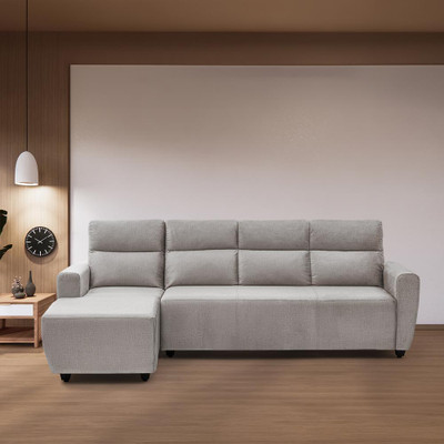 Wakefit Belize Plus Fabric 5 Seater  Sofa(Finish Color - White, DIY(Do-It-Yourself))