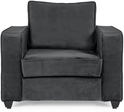 Wakefit Fabric 1 Seater  Sofa(Finish Color - Smoke Grey, Knock Down)