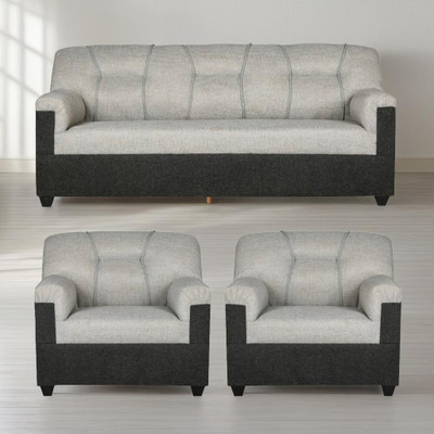 Fusion Furniture Factory 105 Fabric 5 Seater  Sofa(Finish Color - Dark and light grey, DIY(Do-It-Yourself))