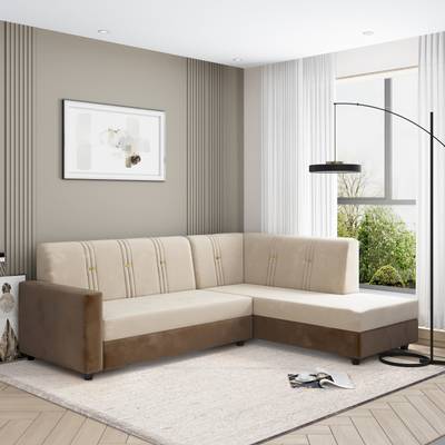 Bharat lifestyle discount l shape sofa