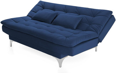 smartychoice Fabric 3 Seater  Sofa(Finish Color - Blue, DIY(Do-It-Yourself))
