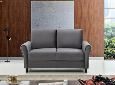 RM HOME IKBILYA Fabric 2 Seater  Sofa(Finish Color - GREY, DIY(Do-It-Yourself))