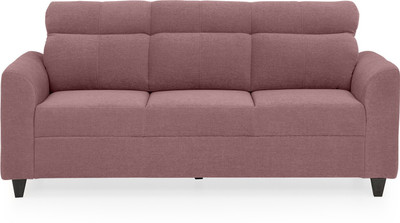 Duroflex Zivo Plus Fabric 3 Seater  Sofa(Finish Color - Dusky Pink, DIY(Do-It-Yourself))