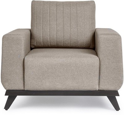 Wakefit Barcelona Fabric 1 Seater  Sofa(Finish Color - Omega Pearl, Pre-assembled)