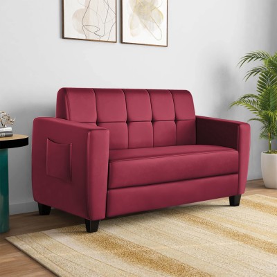 ARRA Remo Fabric 2 Seater  Sofa(Finish Color - Pink, DIY(Do-It-Yourself))