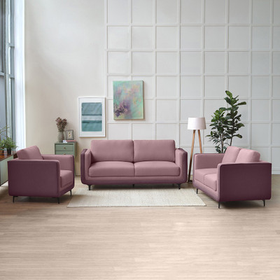 Sleepyhead Mojo Luxury Dual Tone Fabric 3 + 2 + 1 Sofa Set(Hazy Purple, DIY(Do-It-Yourself))