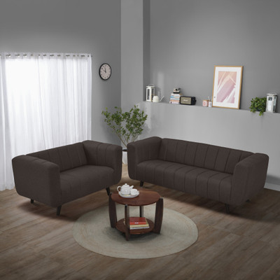 Sleepyhead Kiki Fabric 3 + 2 Sofa Set(Earth Brown, DIY(Do-It-Yourself))