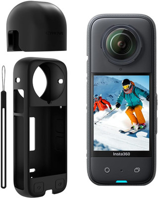 EKD Silicone Case/Screen Protectors/Lens Cap Suitable for Insta360 X4 Accessories Case