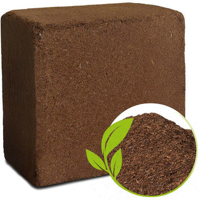Oblivion Cocopeat Block Organic Fertilizer | Soil Mix For Gardening | Pack of 1 | Manure(1 kg, Cake)