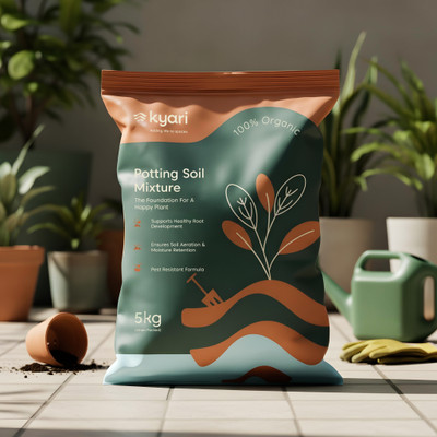 Kyari Potting Garden Soil Mix for Plants Home Garden - 5 Kg Potting Mixture(5 kg, Powder)