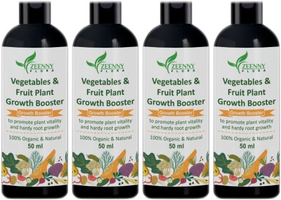 Zeenny Flora Pack Of 4, Plant Boost Liquid Organic Fertilizer, For Fruit & Vegetable Plants Fertilizer(50 ml, Liquid)