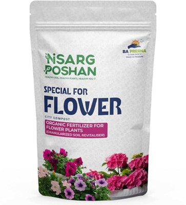 BA Prerna Nisarg Poshan Organic Fertilizer for Flower Plants | Essential Nutrients For Healthy Plants - Fertilizer(1 kg, Granules)