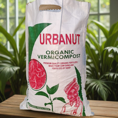 URBANUT Organic Vermicompost Fertilizer for Plants,flowers,vegetables & Home Gardening Fertilizer, Manure(3 kg, Powder)
