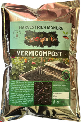 HRM Vermicompost Potting Mixture, Soil, Manure, Potting Mixture(1 kg, Powder)