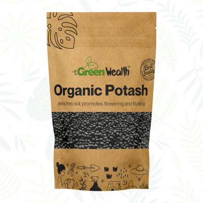 TheGreenWealth Organic Potash Granules Organic Fertilizer for Plants (Bio Potash) Fertilizer(500 g, Granules)