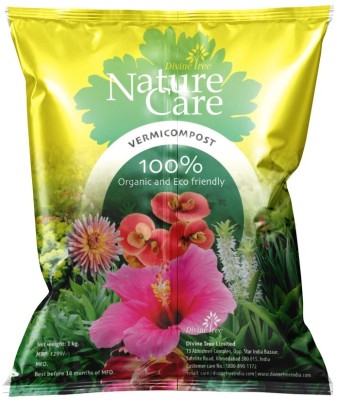 Divine Tree Nature Care Organic Vermicompost Fertilizer Manure for Plants (1 Kg) Manure, Potting Mixture, Soil(1 kg, Powder)