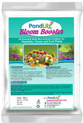 Pondlily Bloom Booster | All Essential Multi Micronutrient | Organic Fertilizer(0.5 kg, Powder)