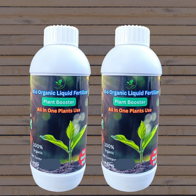 KIKRIYA Organic Soil Manure Liquid Plant Promoter Booster Combo Potting Mixture(1 L, Liquid)