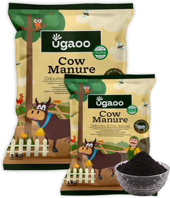 UGAOO Cow Dung Manure Fertilizers for Plants & Home Gardening Manure(6 kg, Powder)