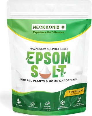Neckkonix Epsom Salt | Magnesium Sulfate for Plants | Natural Plant Supplement Fertilizer, Potting Mixture, Manure(2 kg, Granules)
