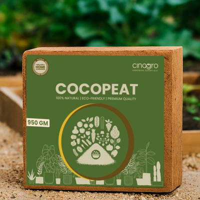 Cinagro Low EC Naturally Decomposed Cocopeat Powder Potting Mixture(950 g, Powder)