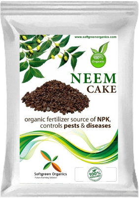 Softgreen Pure and Organic Fertilizer Neem Cake Powder for Plants | Neem Khali, 5kg Fertilizer(5 kg, Powder)