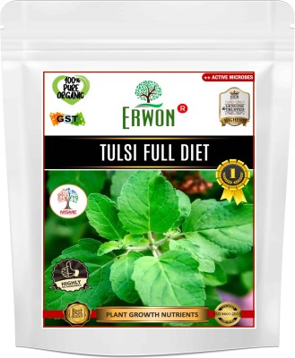 Erwon Tulsi Full Diet Organic Manure For Overall Growth Of Tulsi Plant. Manure(200 g, Powder)