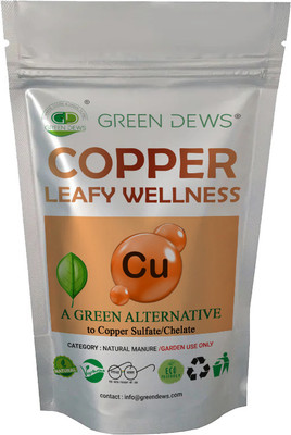 Green Dews Organic Copper Fertilizer Substitute to Copper Sulfate/Chelate/Oxide/Nitrate Fertilizer(1 kg, Powder)