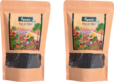 UGAOO Pot-O-Mix Potting Soil with Fertilizer for Home Garden Plants-1 Kg Fertilizer(1 kg, Powder)
