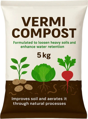 Flipkart SmartBuy Vermicompost Fertilizer(5 kg, Powder)