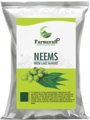 FarmCraft Natural Neem/Khali cake powder organic and pest repellent Fertilizer(1 kg, Powder)