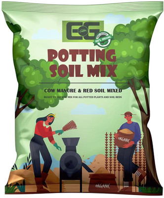 elamgreen Potting soil for plants Potting Mixture(1 kg, Powder)