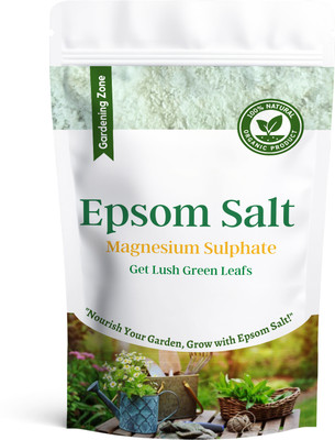 Gardening zone Epsom Salt for Plants | Organic Plant Food | Boosts Growth Fertilizer(400 g, Powder) deal from flipkart