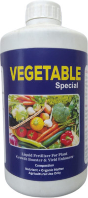 CropBoost Vegetable special liquid Fertilizer For All Vegetable Fertilizer(1000 g, Liquid)