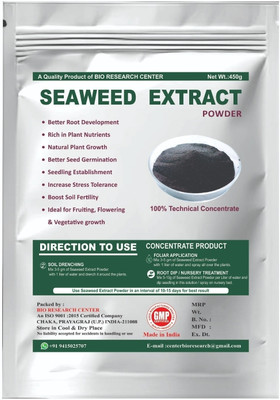 Bio Research Center SEAWEED EXTRACT, PURE GRADE Manure, Potting Mixture(450 g, Powder) deal from flipkart