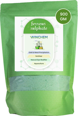 WINCHEM Ferrous Sulphate for Plants | Iron-Rich micronutrients | Metal Treatment Manure(900 g, Powder)