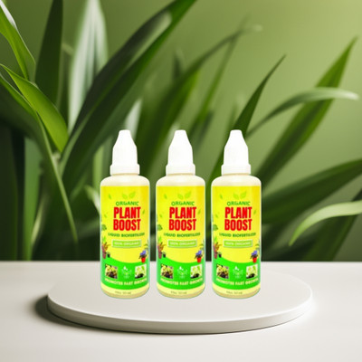 GREEN BLISS Plant Boost Liquid Biofertilizer for All Crops,Organic supplementary Fertilizer(0.15 L, Liquid)